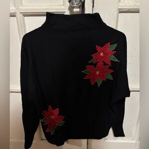 Embellished flower top